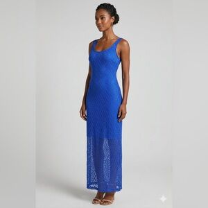 Apt. 9 Electric Blue Crochet Dress